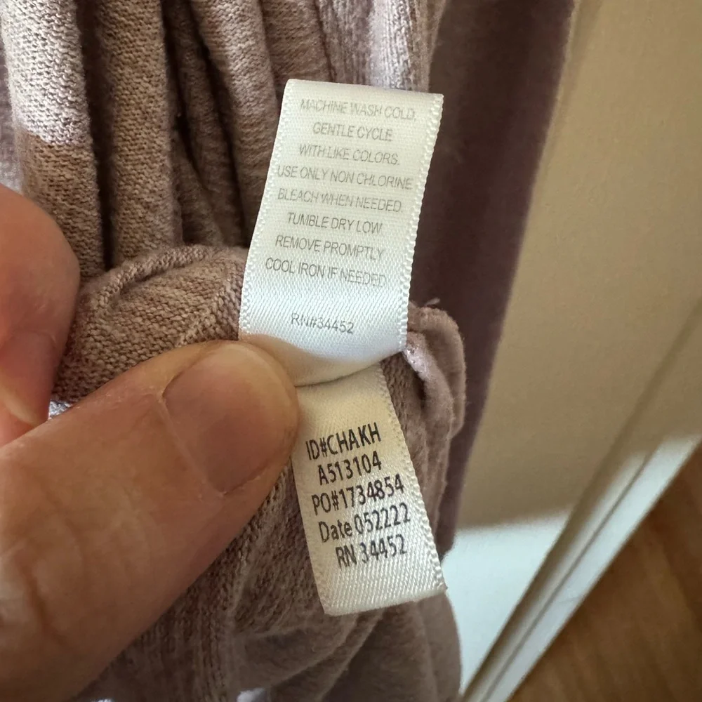 Cuddl Duds Long Cardigan‎ Size Large